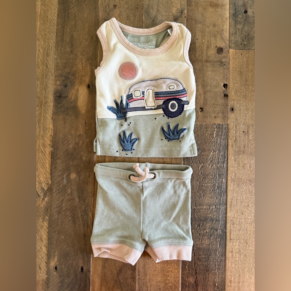 L’ovedBaby - Matching camping set - 3-6M